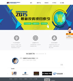 四川省银基科技网站建设界面设计