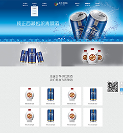 西藏喜孜青稞酒企业网站设计